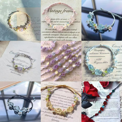 Woven Crystal Bracelets