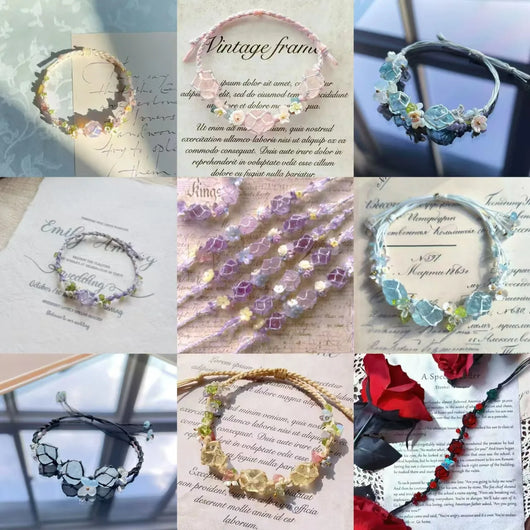 Woven Crystal Bracelets
