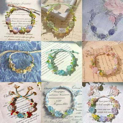 Woven Crystal Bracelets